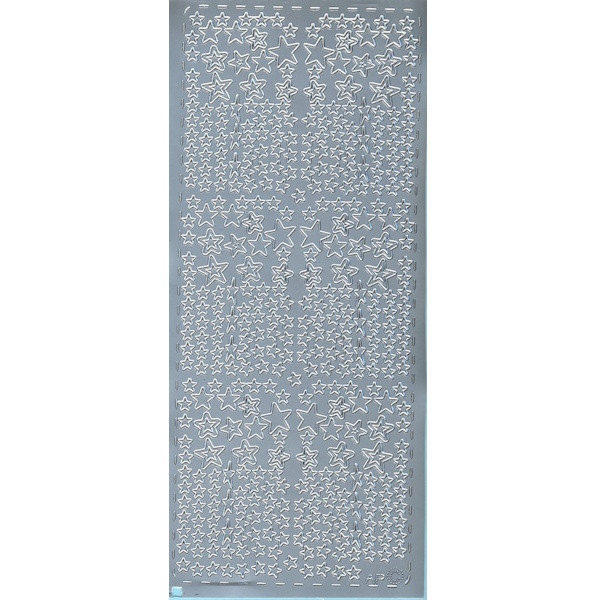 pu163s Sticker Sterne 16 silber