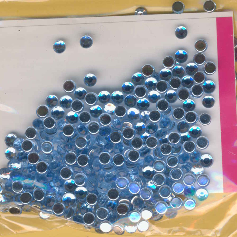 1496047 Schmucksteine Acryl 4mm hellblau 500 Stück