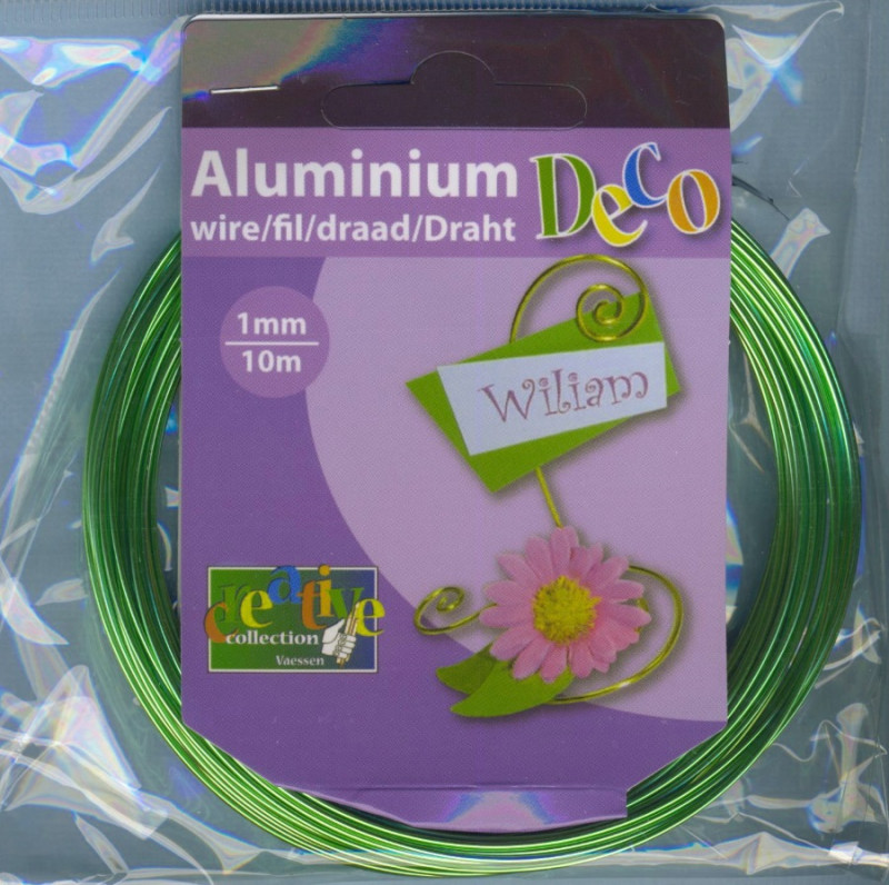 24239024 Aludraht 1mm mintgrün 10m