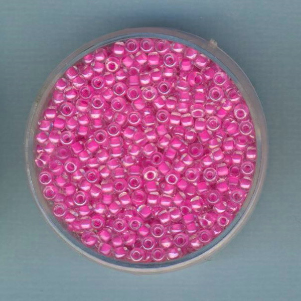 1022035 Rocailles 2,6mm Farbeinzug pink 17g