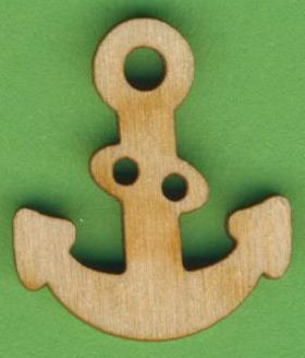 buh1803 Holzknopf Anker 30mm