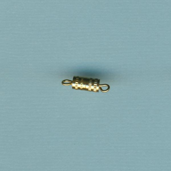 6441467 Drehverschluss gold 15x4mm