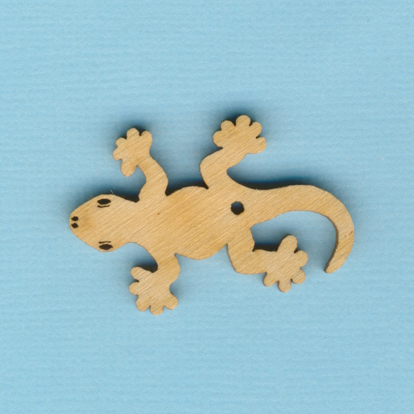 sal9003 Holz Deko Salamander 3cm