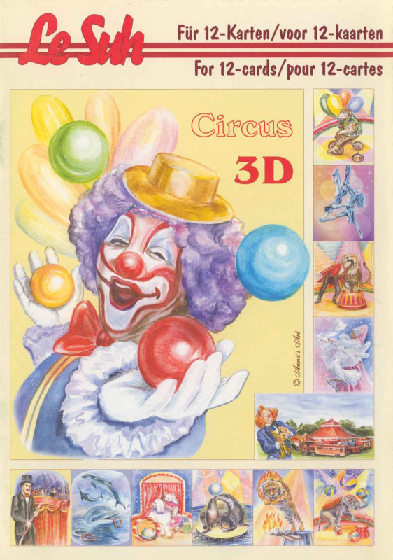 345637 3D Motivbuch A5 Zirkus
