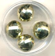 080314934 Metallic Schliffperlen 14mm gold