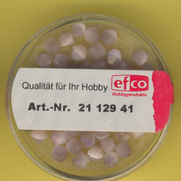 2112941 Cat Eye Perlen facettiert 4mm flieder 50 Stück
