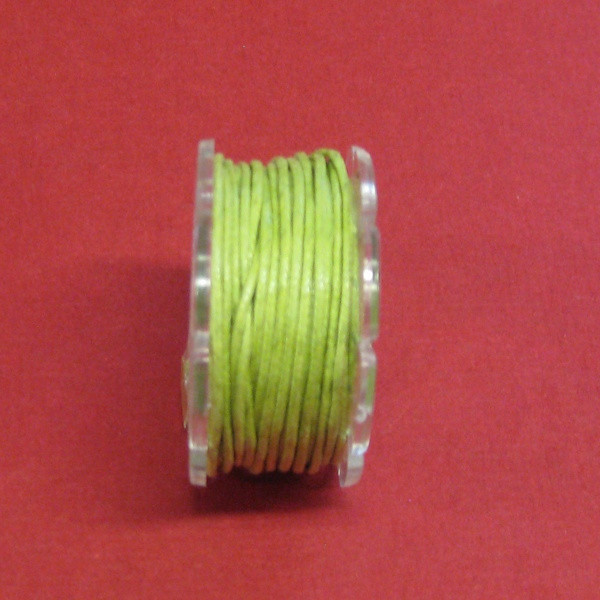2290445 Wachskordel 1mm hellgrün 5m