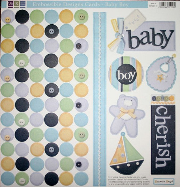 606277 Scrapbook Papier Baby Boy 30,5x30,5cm
