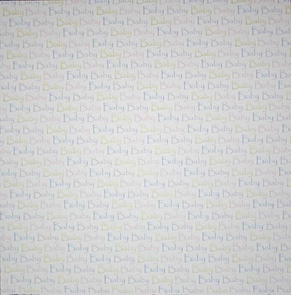 78989000 Scrapbook Papier Baby I 30,5x30,5cm