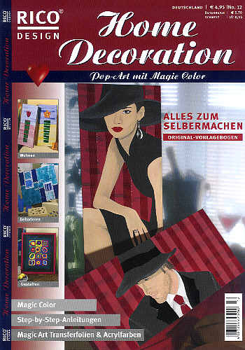 232120001 Buch Home Decoration Pop-Art mit Magic Color