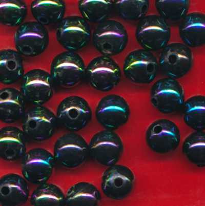 108-14 Wachsperlen 8mm regenbogen 32 Stück