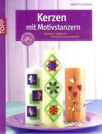 Buch Kerzen mit Motivstanzern