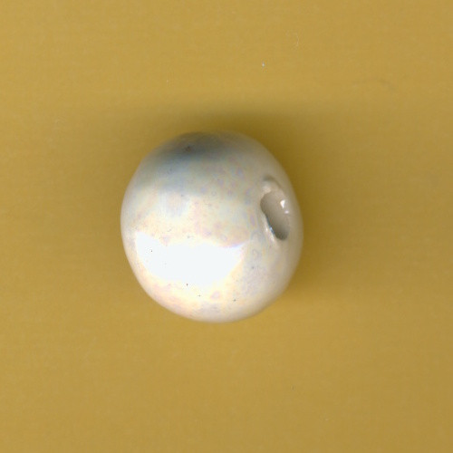 455018131 Keramikperle 18mm weiß AB