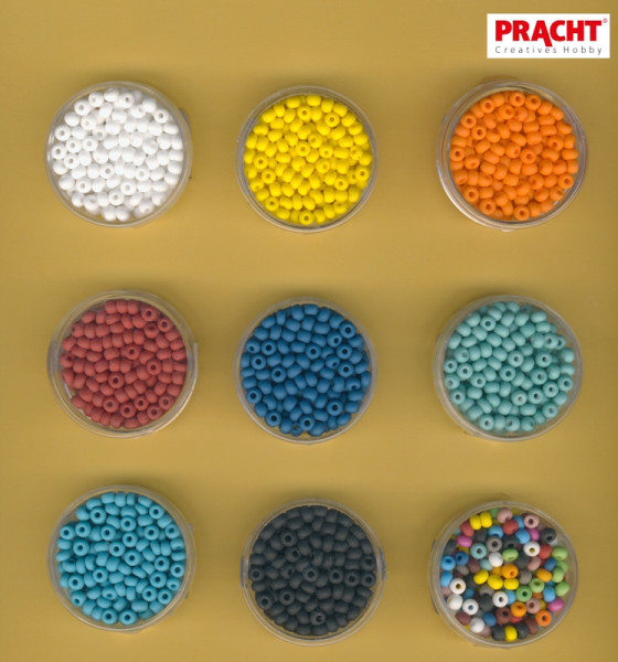Pracht Rocailles Perlen matt 4,5mm