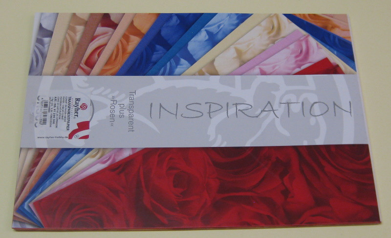 81294000 Transparentpapier Block A4 Rosen