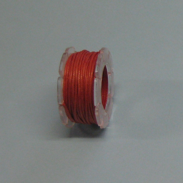 8921318 Rayher Baumwoll Schmuckkordel 1mm dunkelrot 5m