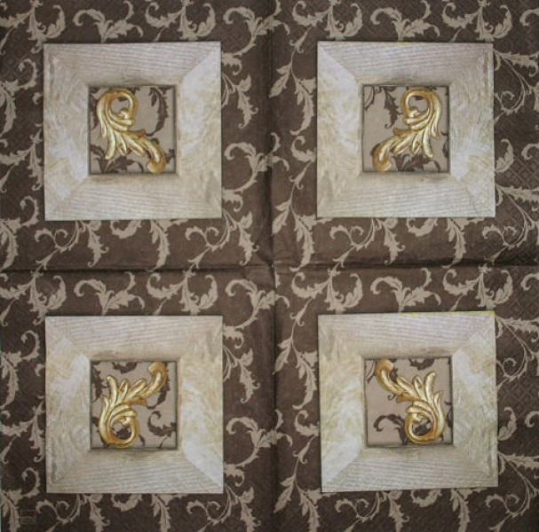 Serviette Ornamentik Rahmen