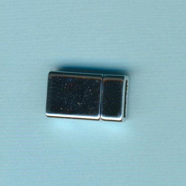 048410911 Magnetverschluss flach 21x13mm silber