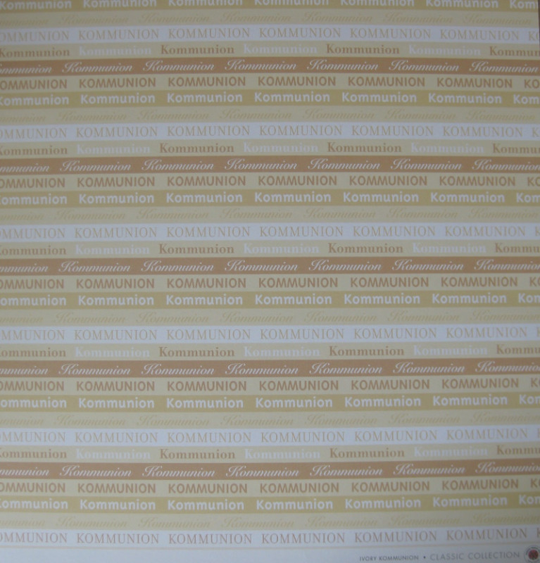 78718104 Scrapbook Papier Kommunion 30,5x30,5cm