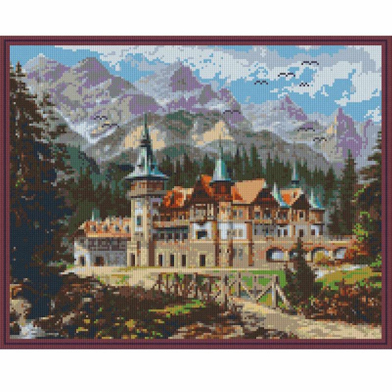 816050 Pixelhobby Klassik Set Schloss in den Bergen