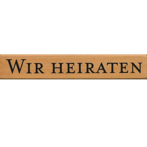 Stempel Wir Heiraten