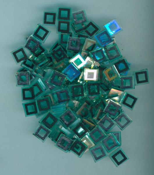 6247006 Matrix Mosaic Quadrat 10x10mm türkis 60g