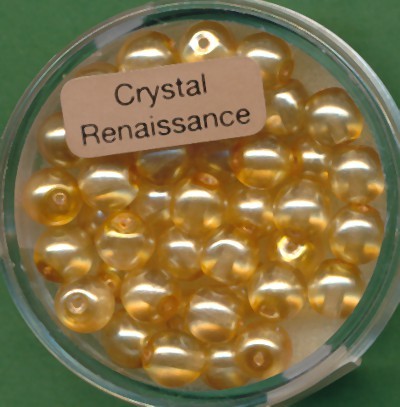078006544 Crystal Renaissance Perlen 6mm beige 40 Stück
