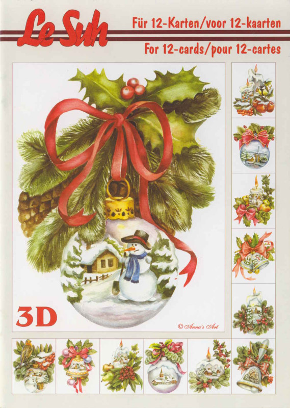 345649 3D Motivbuch A5 Weihnachten III
