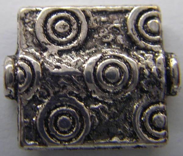 57256a Metallzwischenteil silber 10mm