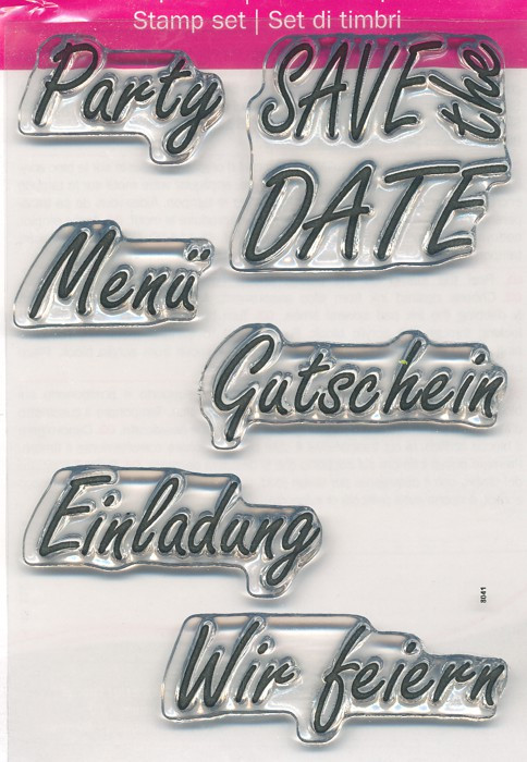4511243 Stempel Clear Gutschein 74 x 105mm