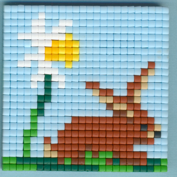 77615 Pixelhobby Klassik Set kleine Basisplatte Hase 3