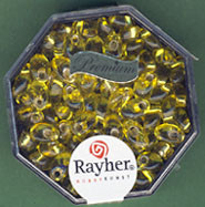 14711162 Magatama goldgelb Silbereinzug