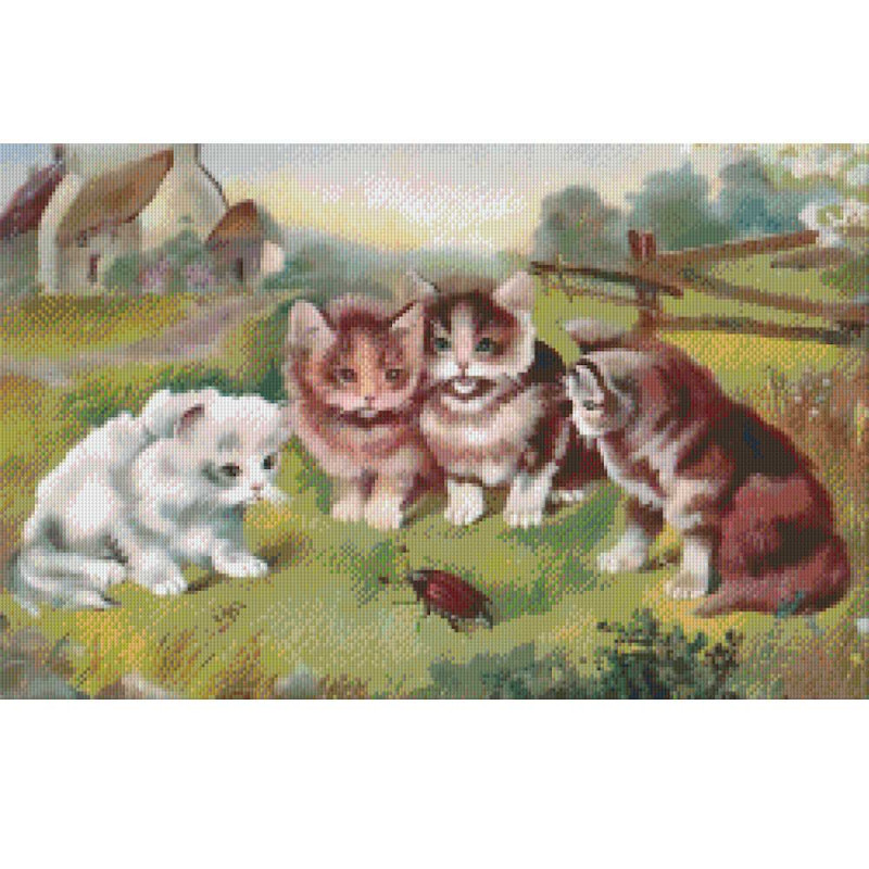 820002 Pixelhobby Klassik Set Kätzchen mit Käfer