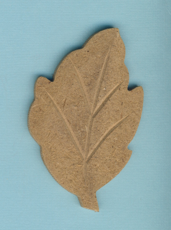 078680010 Holz Dekor Rosenblatt 7x4cm