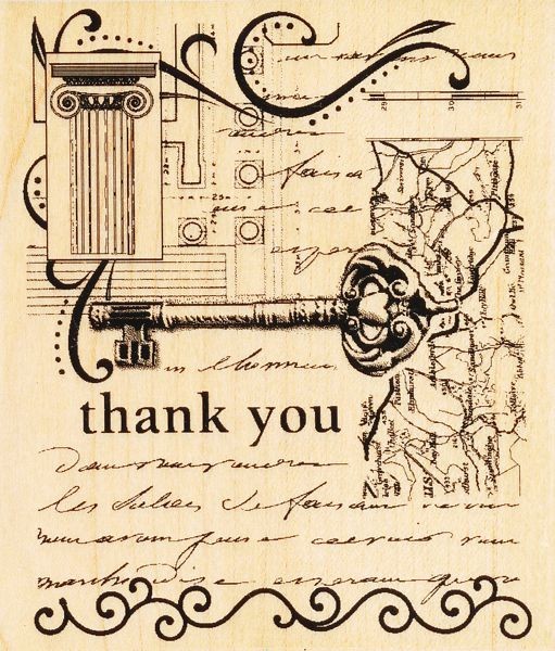 Stempel 'thank you'