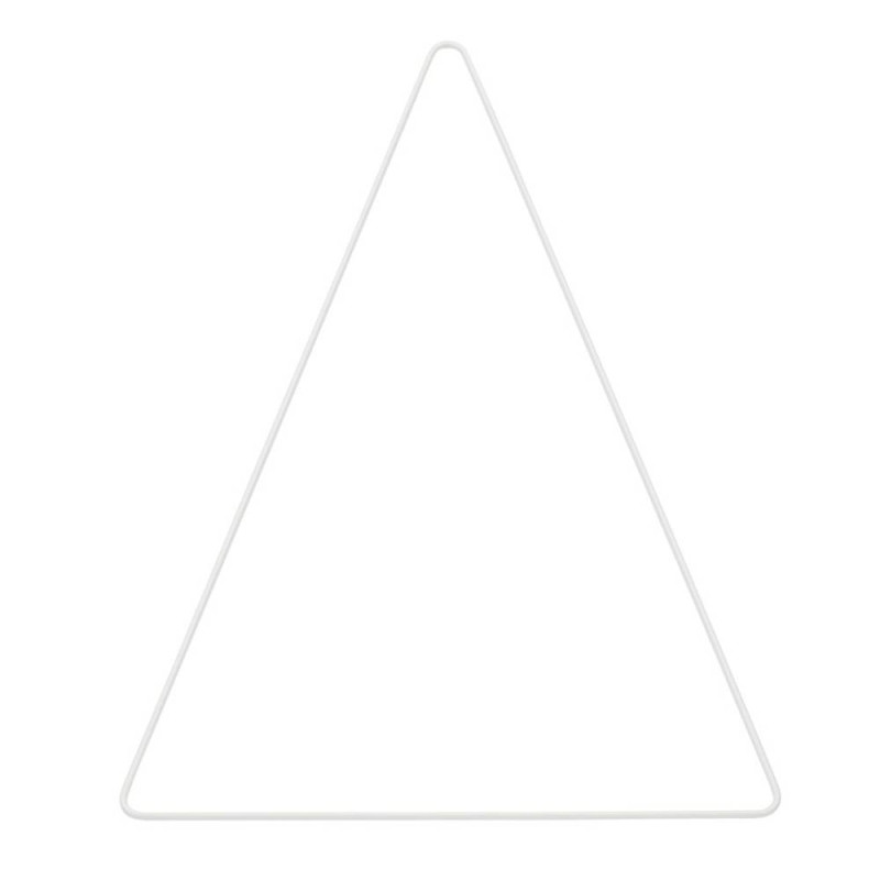 3471170 Metallform Dreieck 20x30cm weiß