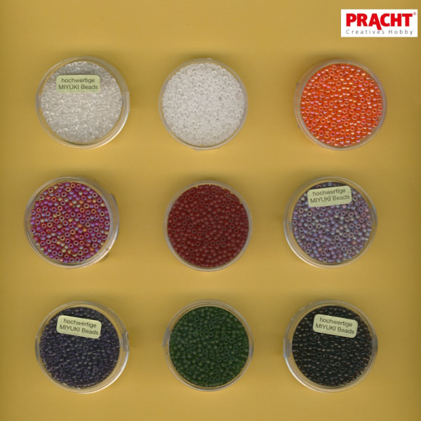 Pracht Miyuki Rocailles 9/0 2,5mm transparent