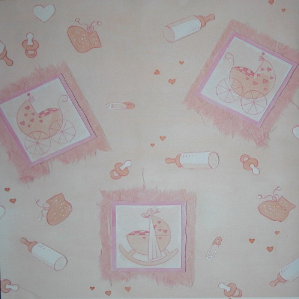 78289262 Scrapbook Papier Geburt Girl 30,5x30,5cm