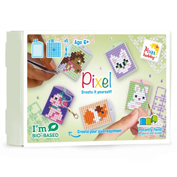 23918 Pixelhobby Medaillon Set Haustiere