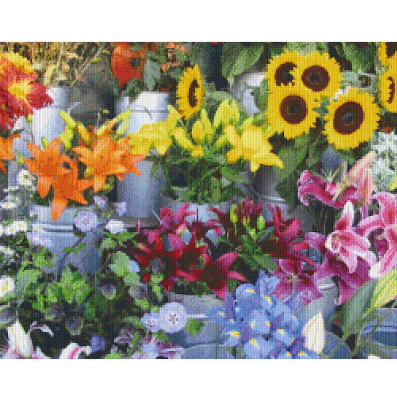 825020 Pixelhobby Klassik Set Meer aus Blumen