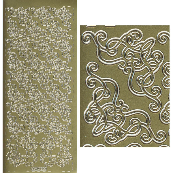 pu399g Sticker Ecken 16 gold
