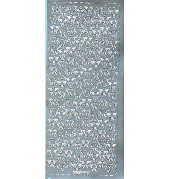 pu316s Sticker Sterne 12 silber