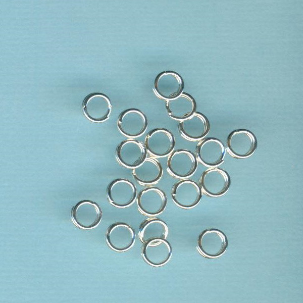 450132 Spaltringe Edelstahl 5mm 1,8 Kreise silber 20 Stück