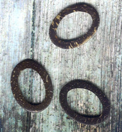 1201305 Holzschmuck Koko Kettenglied oval 3 Stück