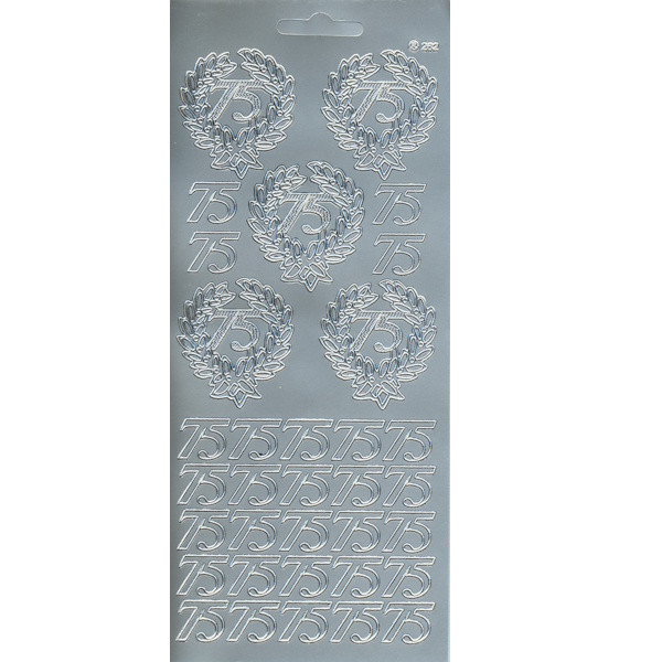 cl88s Sticker 75 silber