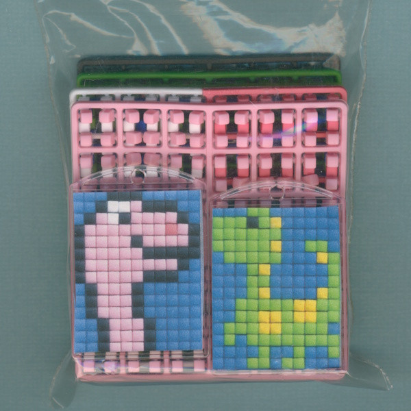 77729 Pixelhobby Medaillon Set Dino und Schlange