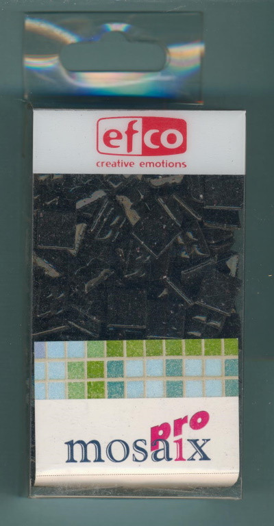 2291489 Mosaix Pro Glassteine 10x10mm schwarz 200g