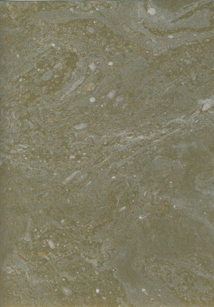 511154 Naturpapier Strohseide marmoriert olivgrün
