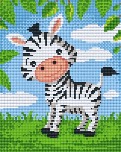 804372 Pixelhobby Klassik Set Zebra 2