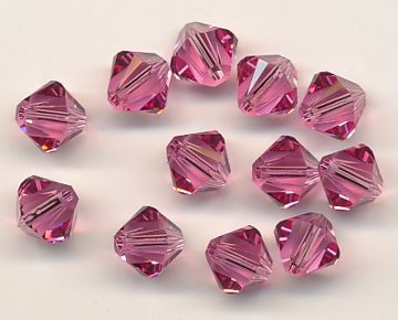 2207827 Swarovski Kristallschliffperlen 6mm rose 12 Stück